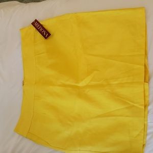 Yellow Merona skirt, 14, NWT